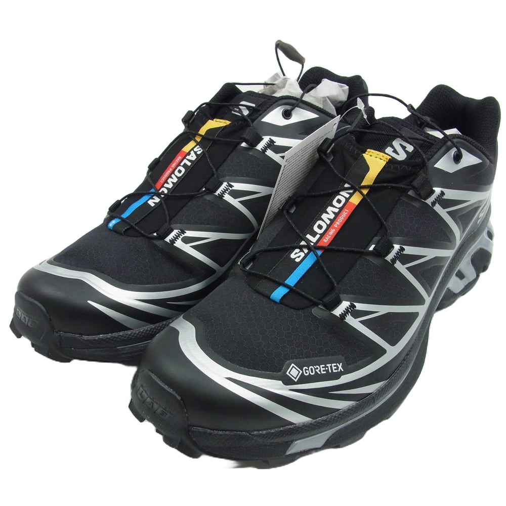 salomon サロモン 474506 XT-6 GTX ゴアテックス ローカット スニーカー ブラック系 27.5cm【新古品】【未使用】【中古】