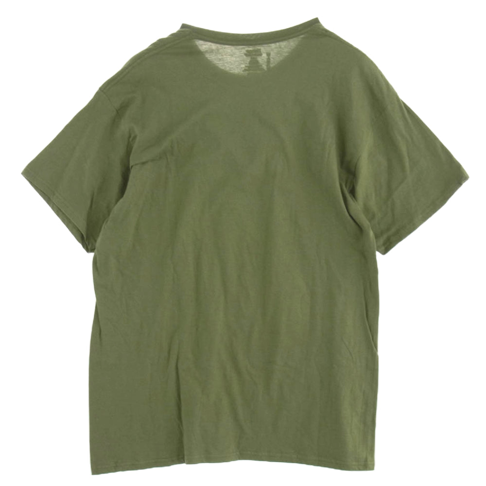 Supreme シュプリーム 22SS × Hanes Tagless Tee ヘインズ パック Tシャツ 半袖 カットソー カーキグリーン系 L【中古】