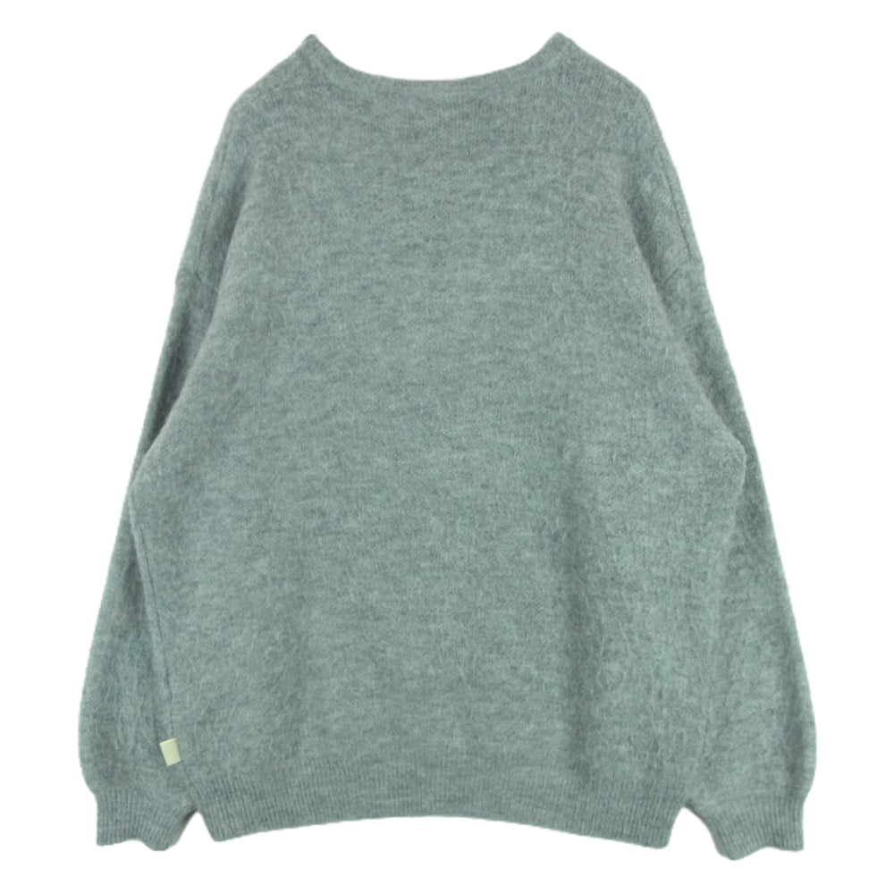 BEAMS ビームス 11-15-1490-156 21F-SK300 SSZ アクリル ウール モヘヤ セーター ニット 中国製 グレー系 L【中古】