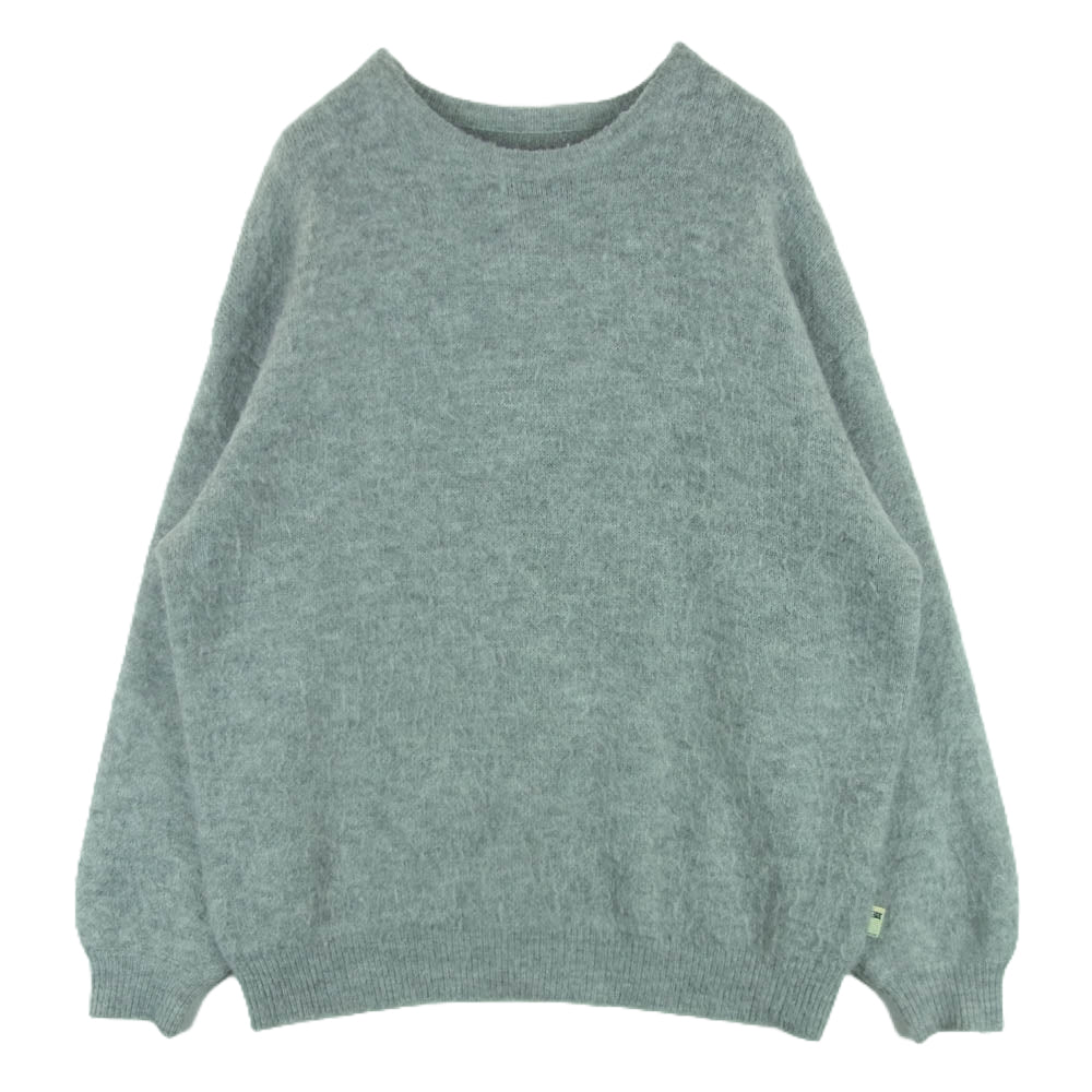 BEAMS ビームス 11-15-1490-156 21F-SK300 SSZ アクリル ウール モヘヤ セーター ニット 中国製 グレー系 L【中古】