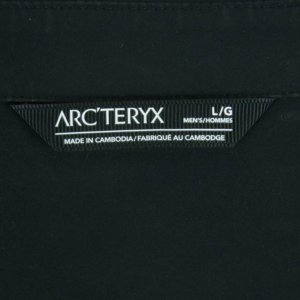 ARC'TERYX アークテリクス 25214-128304 SKYLINE SS SHIRTS スカイライン ショートスリーブ 半袖 シャツ ブラック系 L【中古】