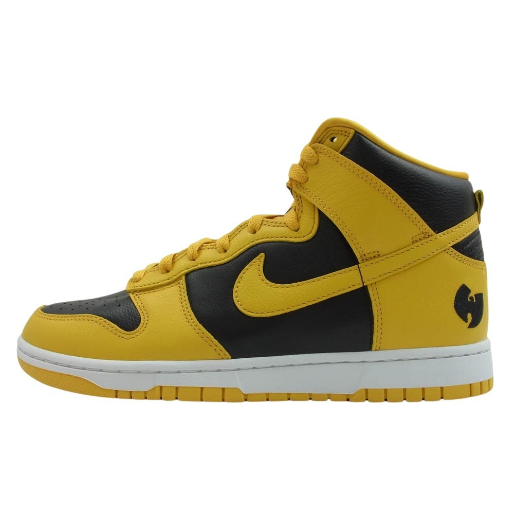 NIKE ナイキ HJ4320-001 × Wu-Tang Clan DUNK HIGH RETRO HJ4320-001 ウータン ダンクハイ レトロ ハイカット スニーカー ブラック系 イエロー系 27.5cm【新古品】【未使用】【中古】