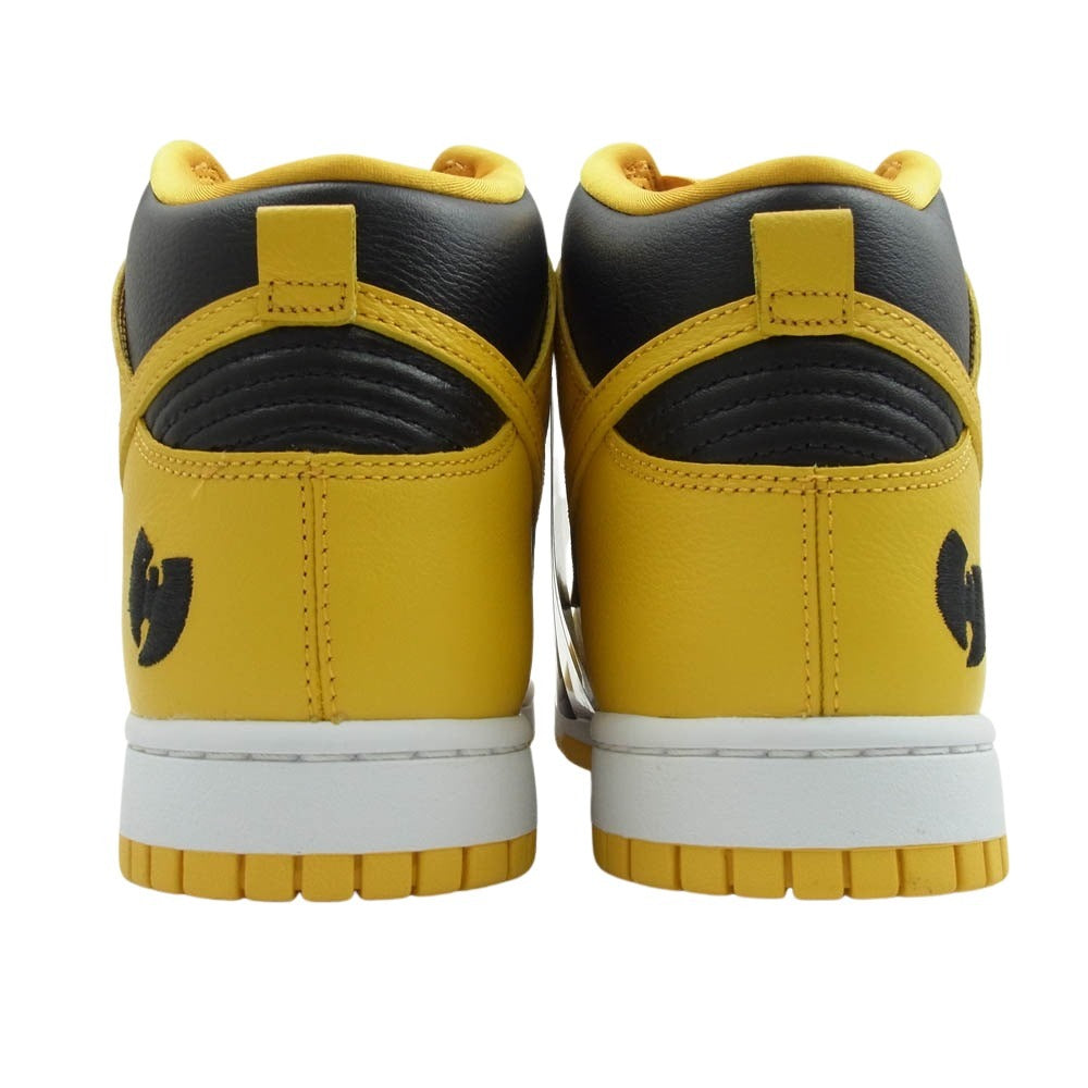 NIKE ナイキ HJ4320-001 × Wu-Tang Clan DUNK HIGH RETRO HJ4320-001 ウータン ダンクハイ レトロ ハイカット スニーカー ブラック系 イエロー系 27.5cm【新古品】【未使用】【中古】