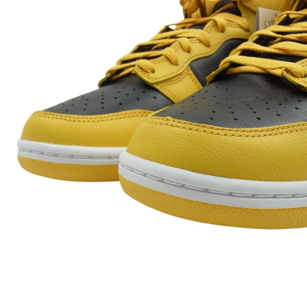 NIKE ナイキ HJ4320-001 × Wu-Tang Clan DUNK HIGH RETRO HJ4320-001 ウータン ダンクハイ レトロ ハイカット スニーカー ブラック系 イエロー系 27.5cm【新古品】【未使用】【中古】