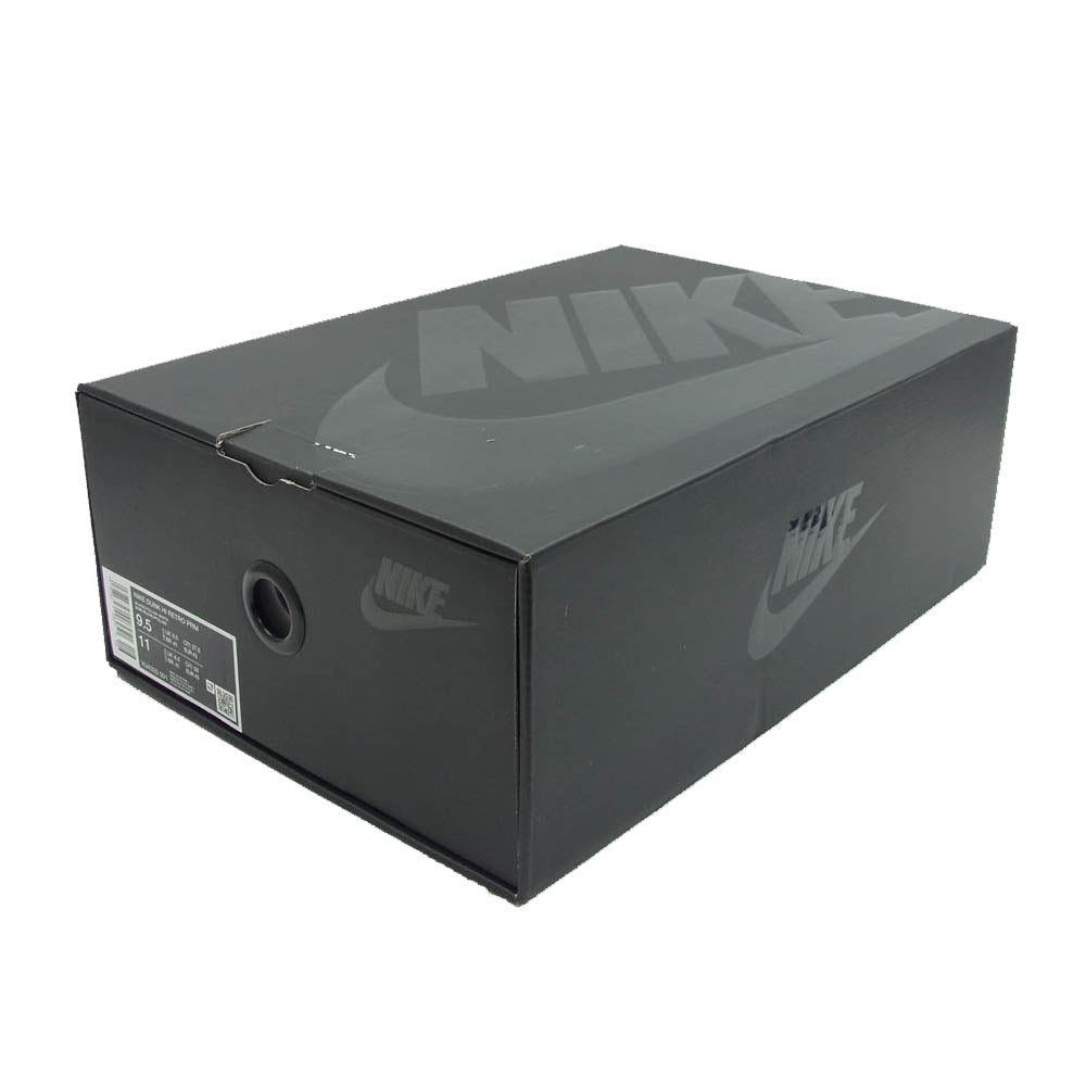 NIKE ナイキ HJ4320-001 × Wu-Tang Clan DUNK HIGH RETRO HJ4320-001 ウータン ダンクハイ レトロ ハイカット スニーカー ブラック系 イエロー系 27.5cm【新古品】【未使用】【中古】