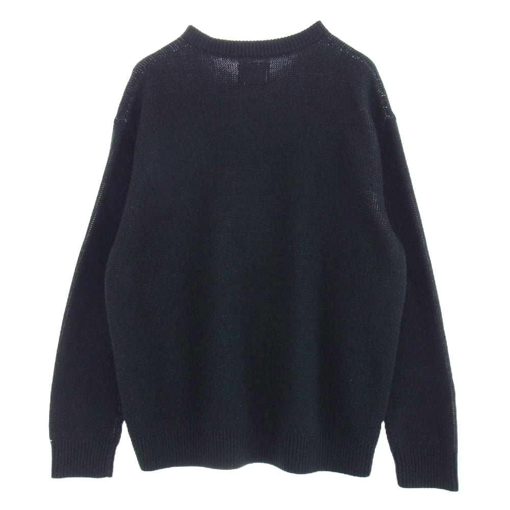 Supreme シュプリーム 19SS BV7549-010 Nike Swoosh Sweater White ナイキ スウッシュ スウェット セーター ブラック系 L【中古】