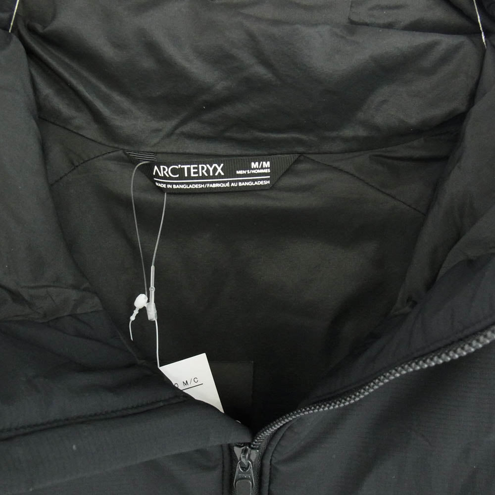 ARC'TERYX アークテリクス X000007487 23年モデル Atom Hoody アトム フーディ 中綿 ナイロン ジャケット ブラック系 M【中古】