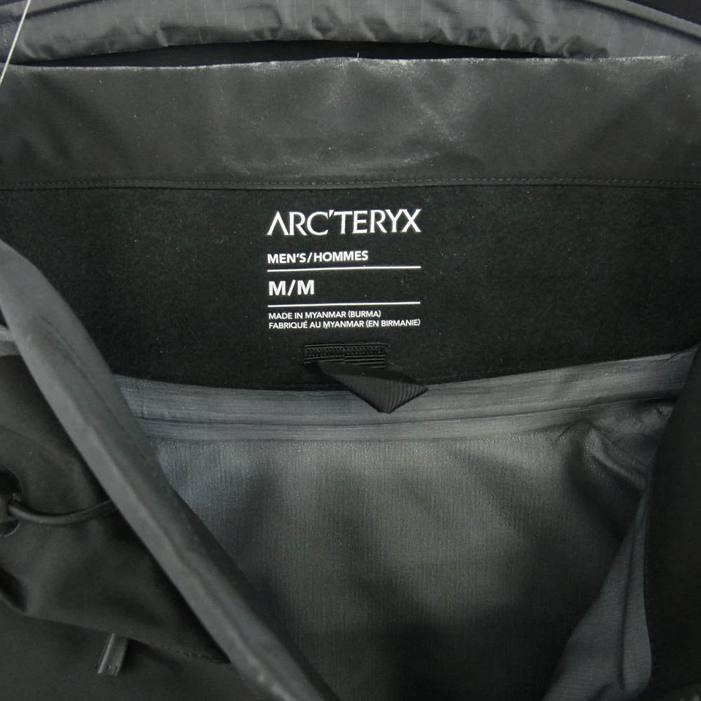 ARC'TERYX アークテリクス 25854-124149 BETA AR JACKET ベータ ジャケット ナイロン フーデッド ジャケット ブラック系 M【中古】