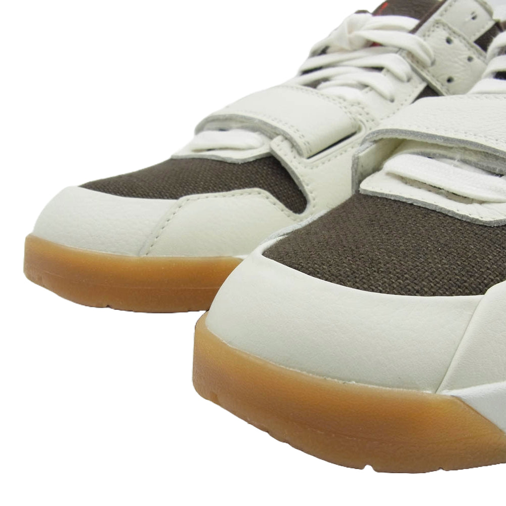NIKE ナイキ × TRAVIS SCOTT トラヴィススコット フェイクバスターズ鑑定済 FZ8117-100 ORDAN JUMPMAN JACK SP SAIL ジャンプマン ジャック スニーカー ホワイト系 ブラウン系 27cm【新古品】【未使用】【中古】
