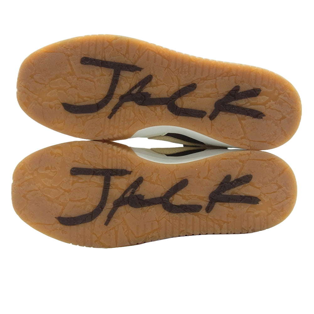 NIKE ナイキ × TRAVIS SCOTT トラヴィススコット フェイクバスターズ鑑定済 FZ8117-100 ORDAN JUMPMAN JACK SP SAIL ジャンプマン ジャック スニーカー ホワイト系 ブラウン系 27cm【新古品】【未使用】【中古】