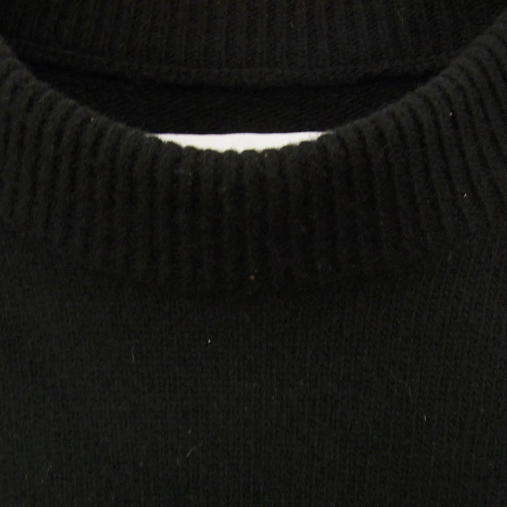 JIL SANDER ジルサンダー JSMR751001 サイド スリット ニット ブラック系 44【中古】