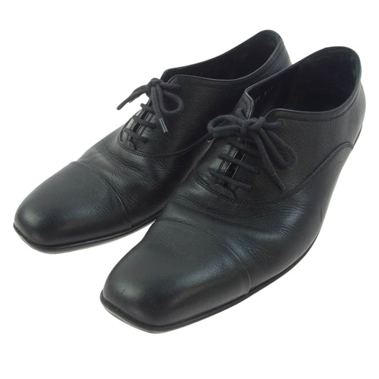 Salvatore Ferragamo サルヴァトーレフェラガモ 82600 ビジネス レザー ドライビング シューズ ブラック系 8【中古】