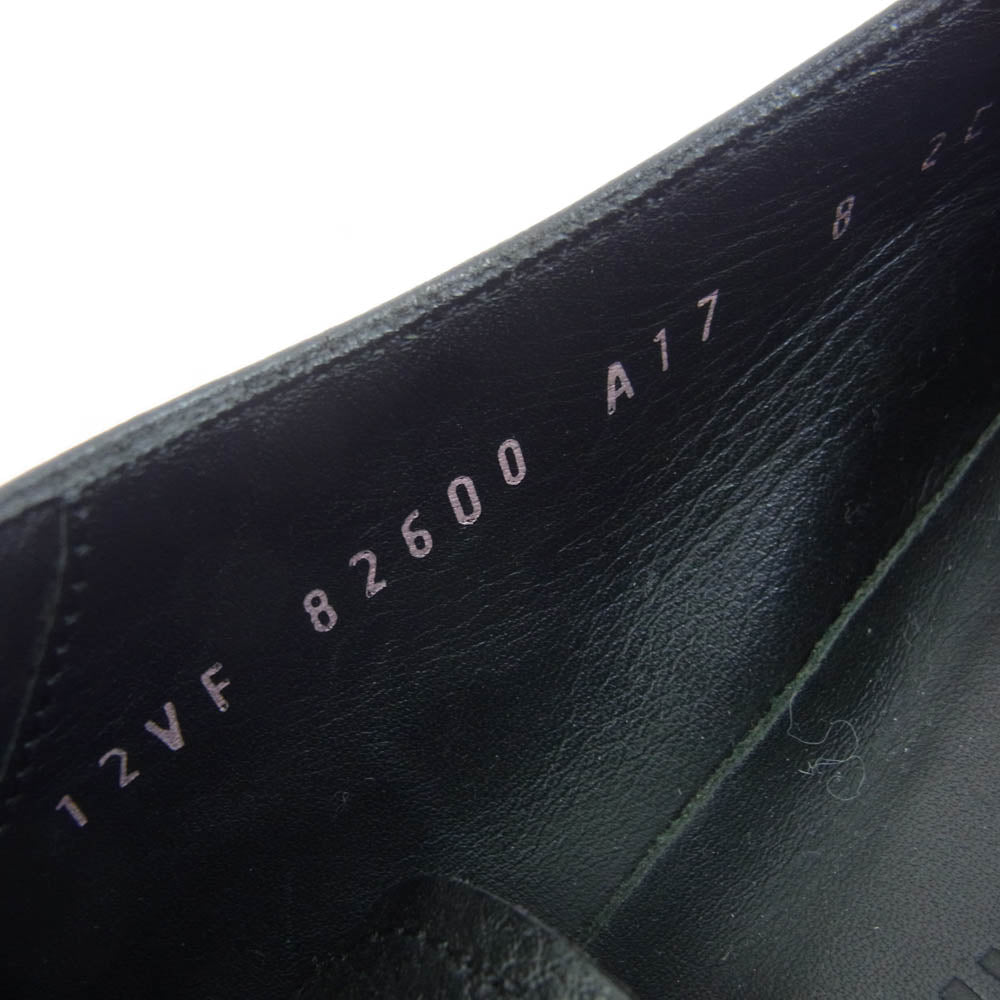 Salvatore Ferragamo サルヴァトーレフェラガモ 82600 ビジネス レザー ドライビング シューズ ブラック系 8【中古】