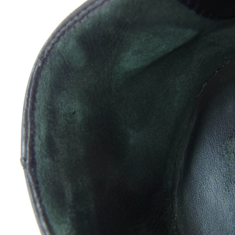 Salvatore Ferragamo サルヴァトーレフェラガモ 82600 ビジネス レザー ドライビング シューズ ブラック系 8【中古】