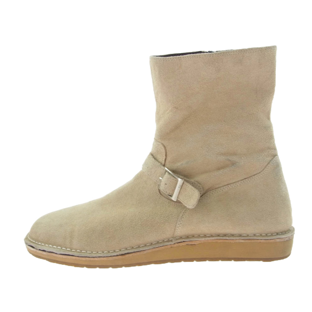 glamb グラム GB06AW AC16 Oliver Boots スエード サイドジップ エンジニアブーツ ベージュ系 1【中古】