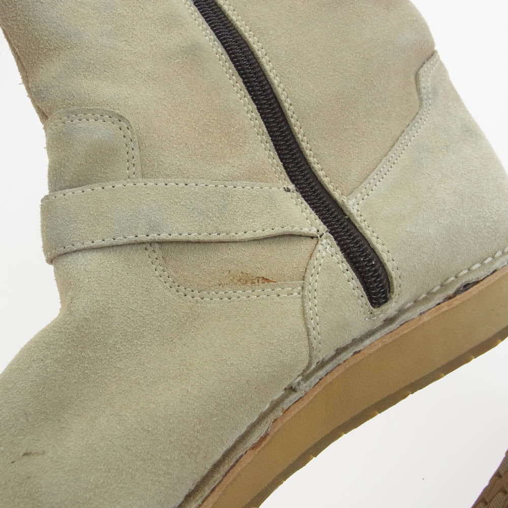 glamb グラム GB06AW AC16 Oliver Boots スエード サイドジップ エンジニアブーツ ベージュ系 1【中古】