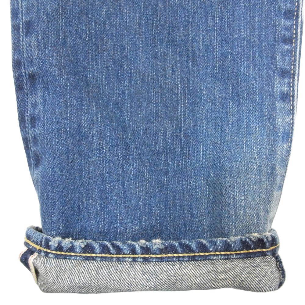 HYSTERIC GLAMOUR ヒステリックグラマー 0241AP09 CR加工 スタッズ デニムパンツ インディゴブルー系 30【中古】