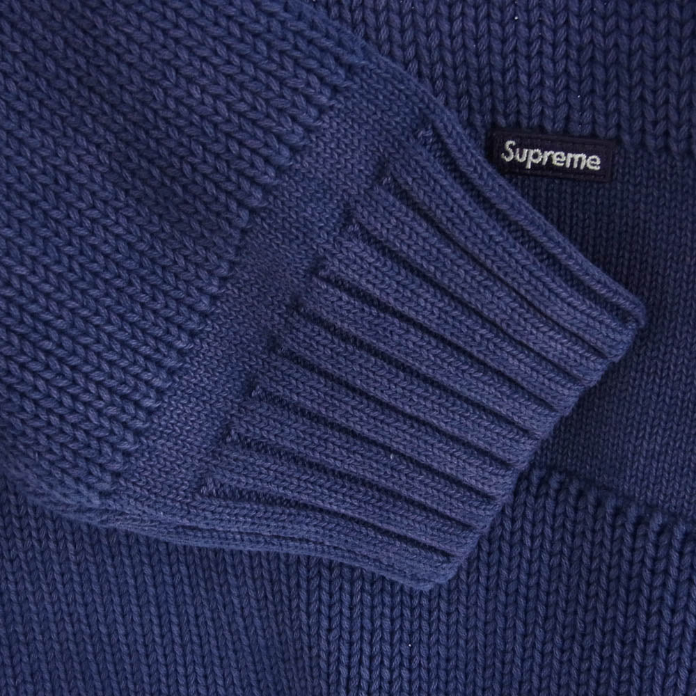 Supreme シュプリーム 23SS Small Box Stripe Sweater  スモール ボックス セーター ニット パープル系 L【中古】