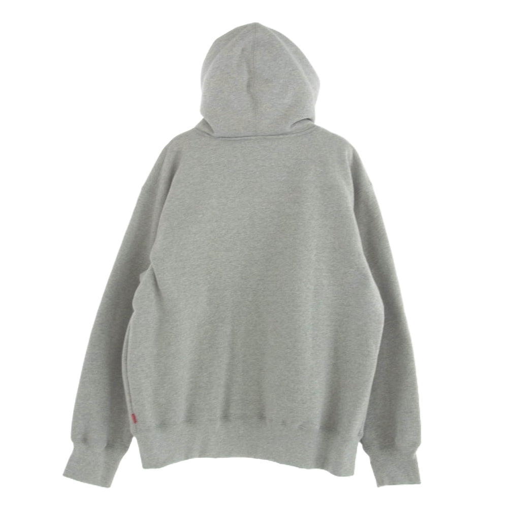 Supreme シュプリーム Small Box Facemask Zip Up Hooded Sweat スモール ボックス フェイス マスク ジップ アップ フーディー スウェット グレー系 M【中古】