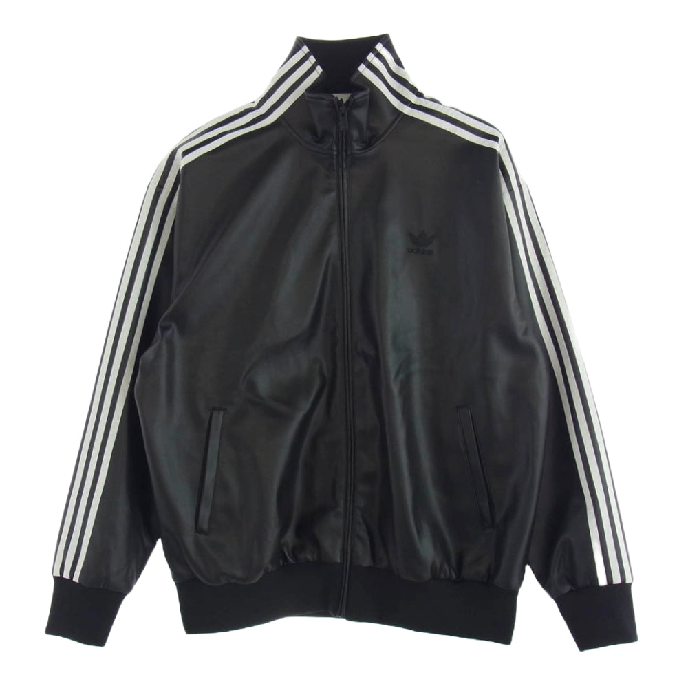 adidas アディダス IZ4033 スリーストライプス ルーズ ファイヤーバード トラックスーツジャケット ブラック系 3XL【新古品】【未使用】【中古】