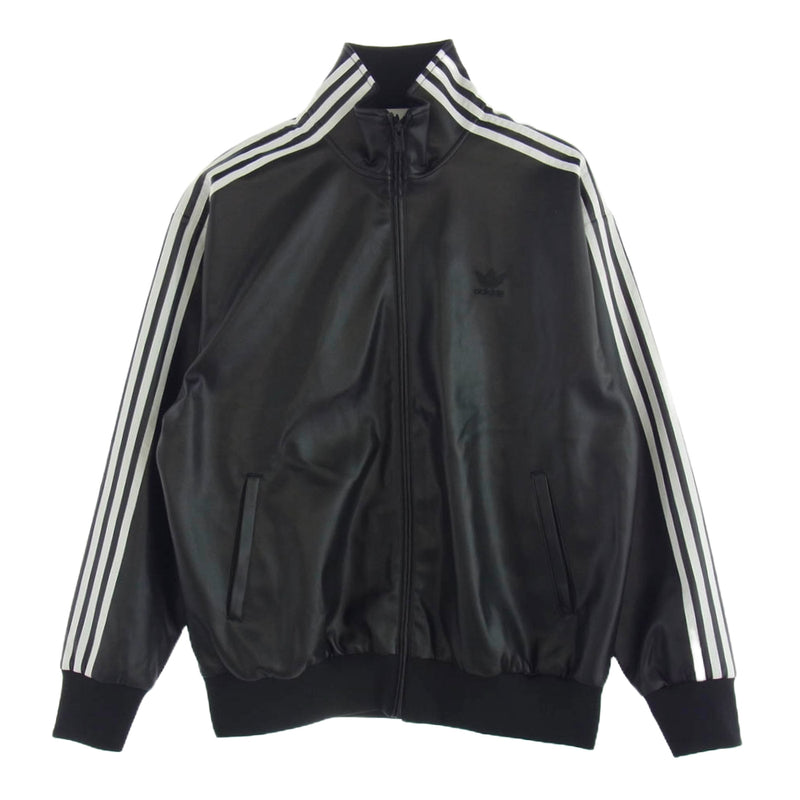 adidas アディダス IZ4033 スリーストライプス ルーズ ファイヤーバード トラックスーツジャケット ブラック系 3XL【新古品】【未使用】【中古】