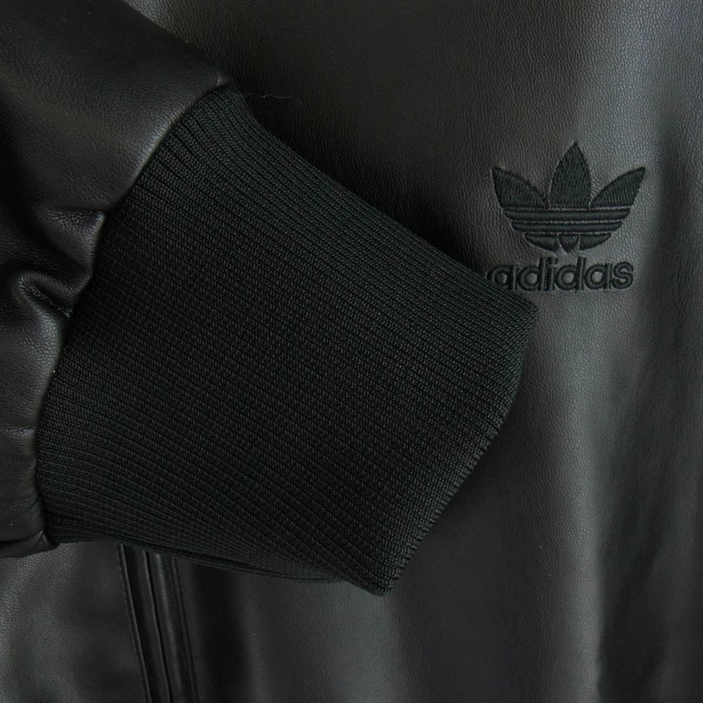 adidas アディダス IZ4033 スリーストライプス ルーズ ファイヤーバード トラックスーツジャケット ブラック系 3XL【新古品】【未使用】【中古】