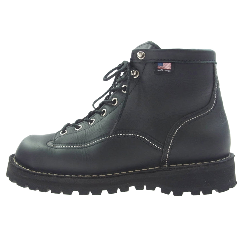 Danner ダナー 15590 USA製 BULL RIDGE ブル リッジ レースアップ レザー ブーツ GORE-TEX 防水 ブラック系 US7.5【中古】