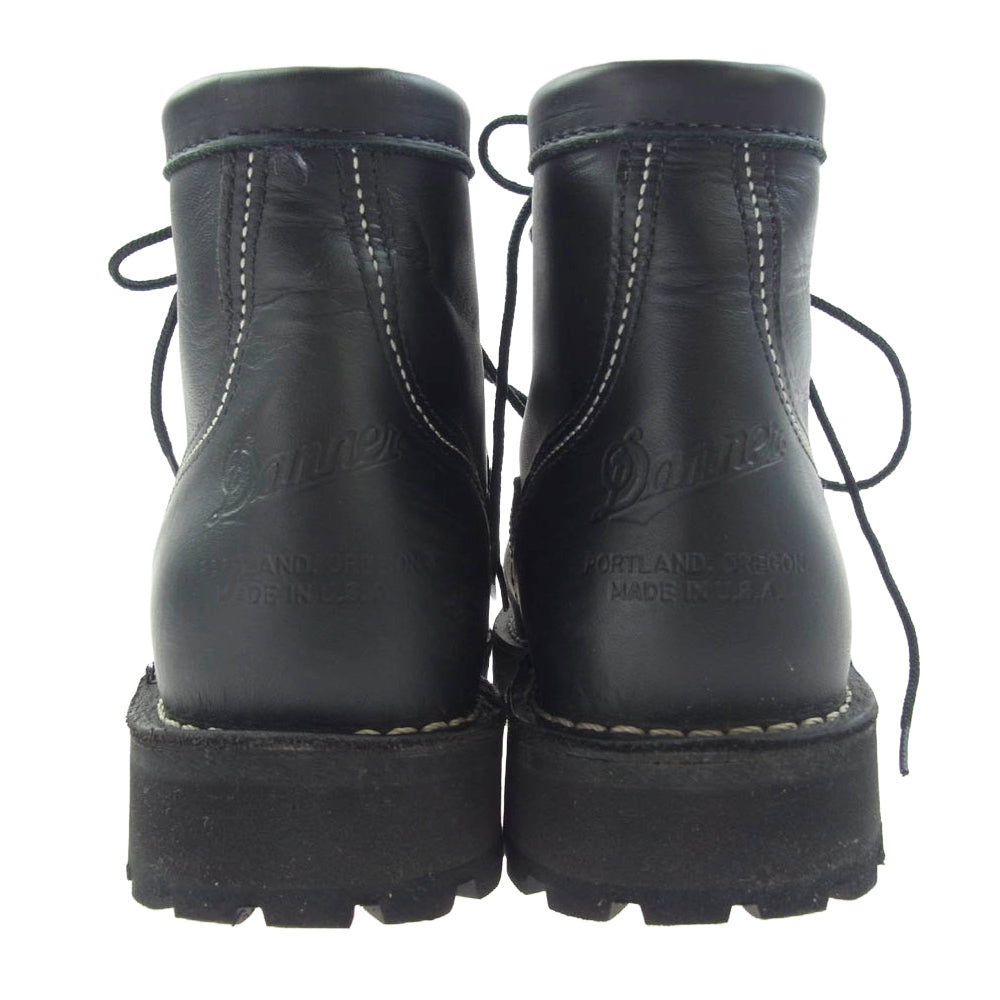 Danner ダナー 15590 USA製 BULL RIDGE ブル リッジ レースアップ レザー ブーツ GORE-TEX 防水 ブラック系 US7.5【中古】