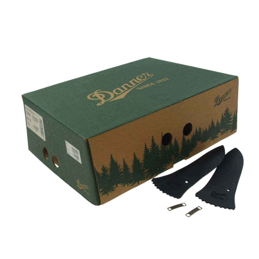 Danner ダナー 15590 USA製 BULL RIDGE ブル リッジ レースアップ レザー ブーツ GORE-TEX 防水 ブラック系 US7.5【中古】