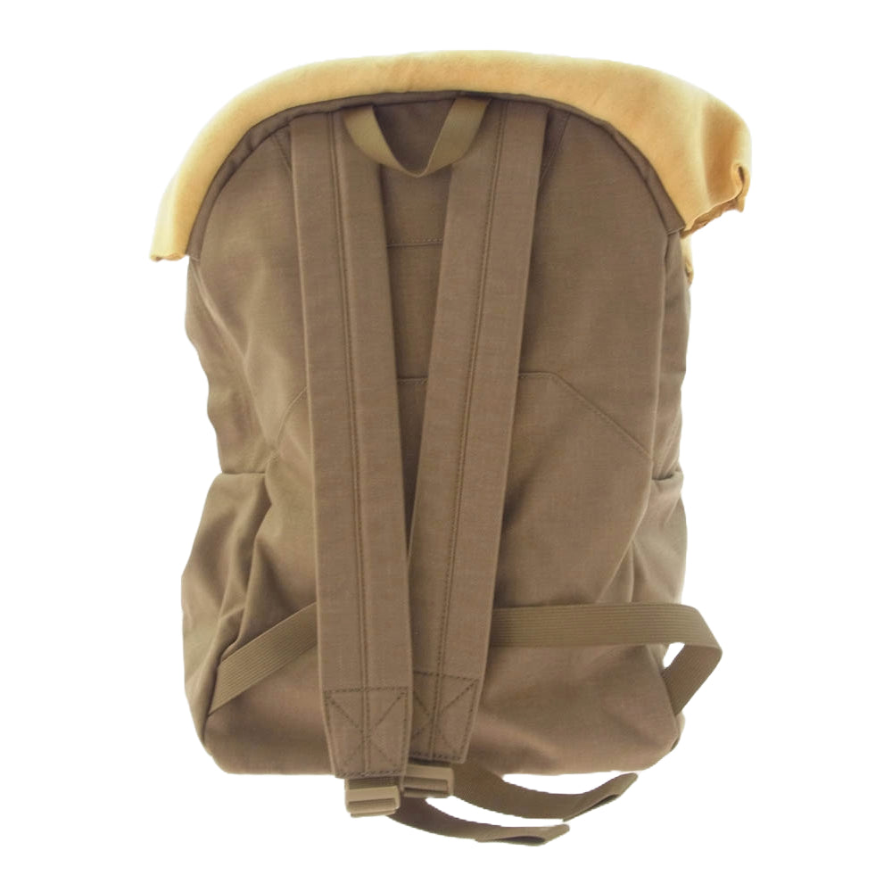 VISVIM ビズビム 24AW 124203003033 UT RUCKSACK 22L レザーフラップ ディアスキン リュックサック バックパック ベージュ系【新古品】【未使用】【中古】