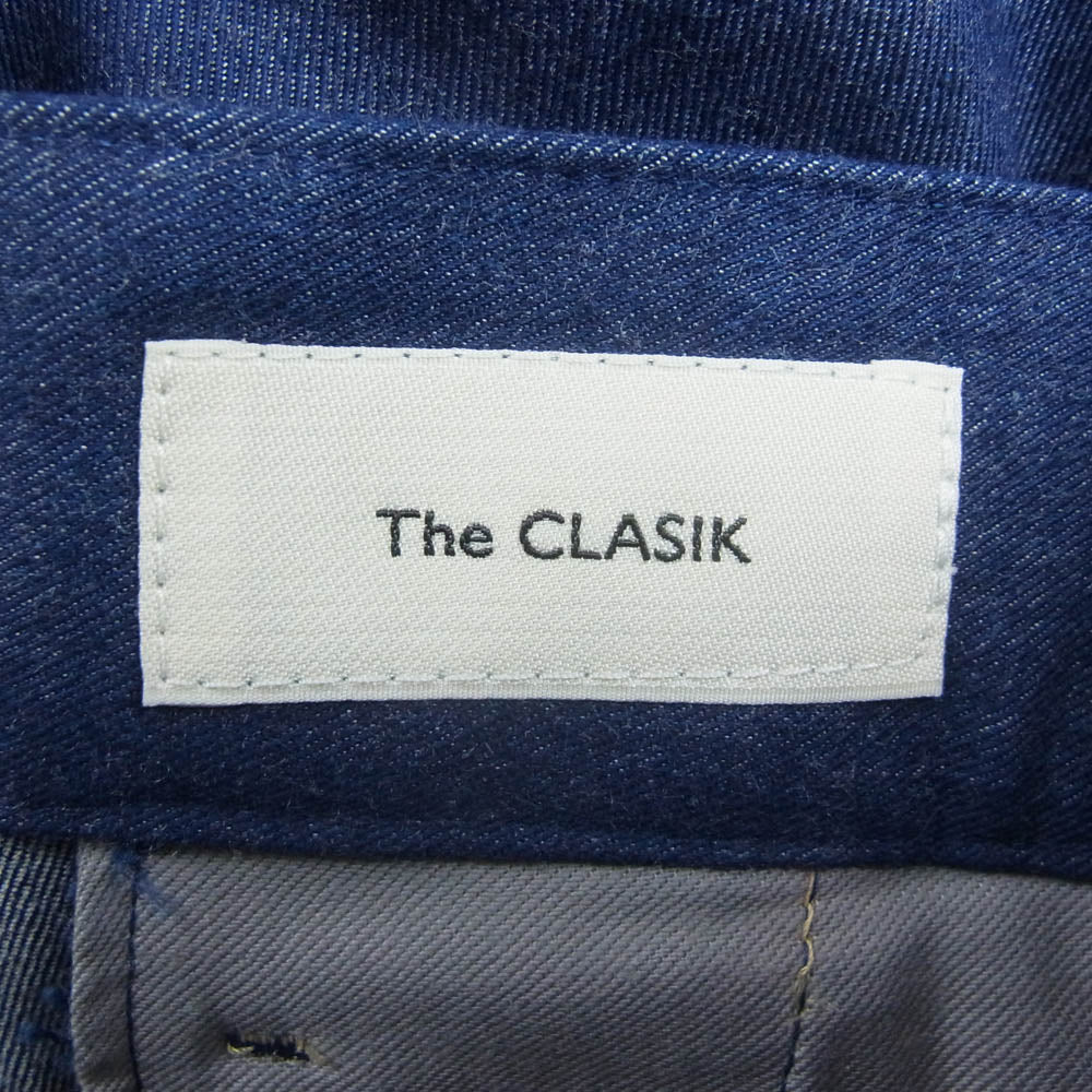 ザ クラシック OU-C007 サイドベルト トラウザーズ デニム パンツ インディゴブルー系 46【新古品】【未使用】【中古】