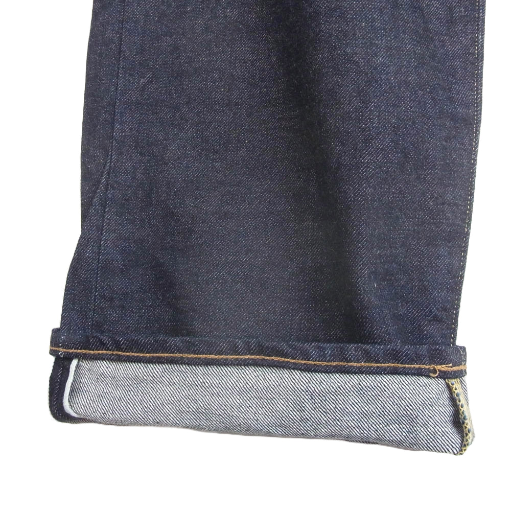 blurhms ブラームス 23SS ROOTSTOCK 12.9oz Selvage Denim Pants セルビッチ デニム パンツ ボタンフライ インディゴブルー系 2【極上美品】【中古】