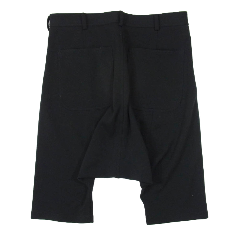 BLACK COMME des GARCONS ブラックコムデギャルソン 1D-P203 AD2009 ポリ サルエル ショート パンツ ブラック系 M【美品】【中古】
