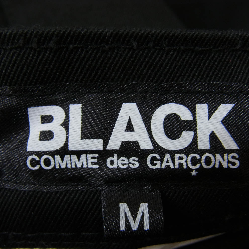 BLACK COMME des GARCONS ブラックコムデギャルソン 1K-P027 AD2013 綿ポリ サルエル パンツ ブラック系 M【美品】【中古】