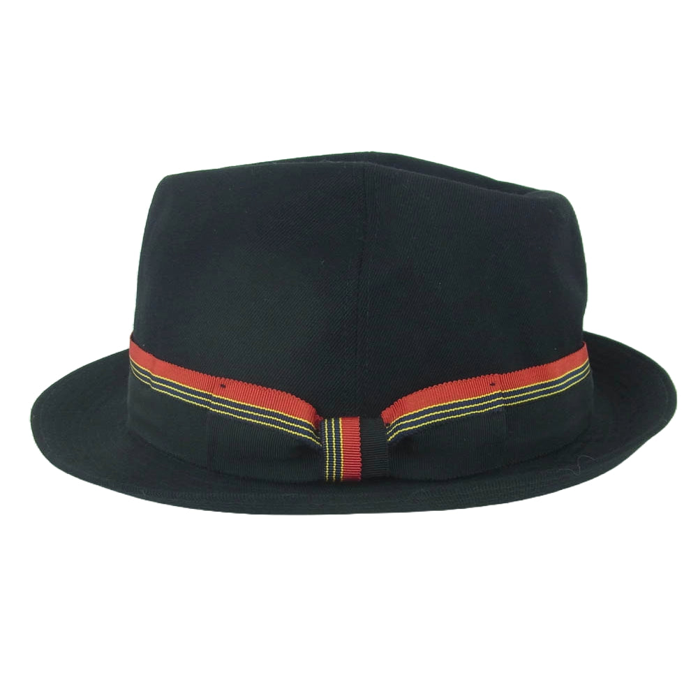 コムデギャルソンシャツ S18630 ポリ ウール ライン ハット 帽子 フランス製 ブラック系 L【中古】