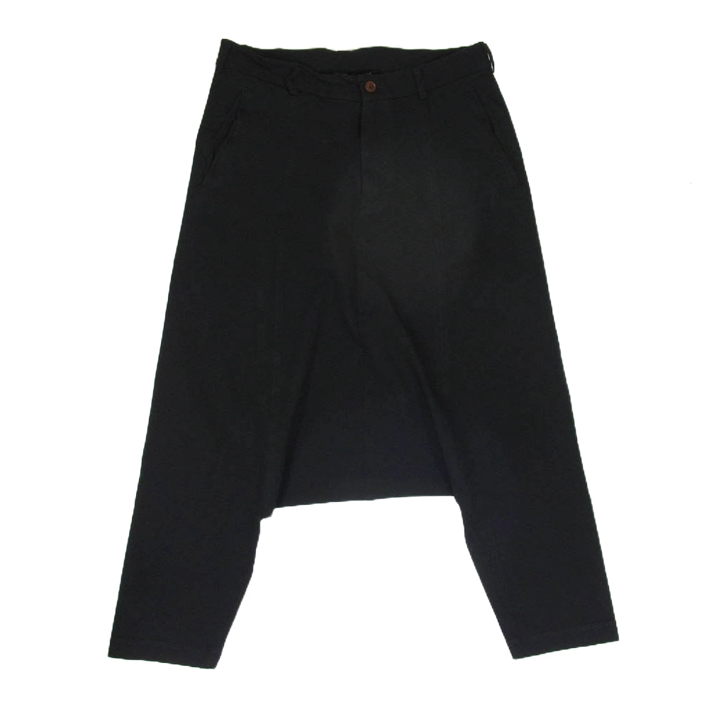 COMME des GARCONS コムデギャルソン RJ-P022 AD2012 ポリ縮 サルエル パンツ ブラック系 S【中古】