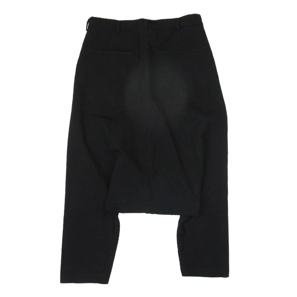 COMME des GARCONS コムデギャルソン RJ-P022 AD2012 ポリ縮 サルエル パンツ ブラック系 S【中古】
