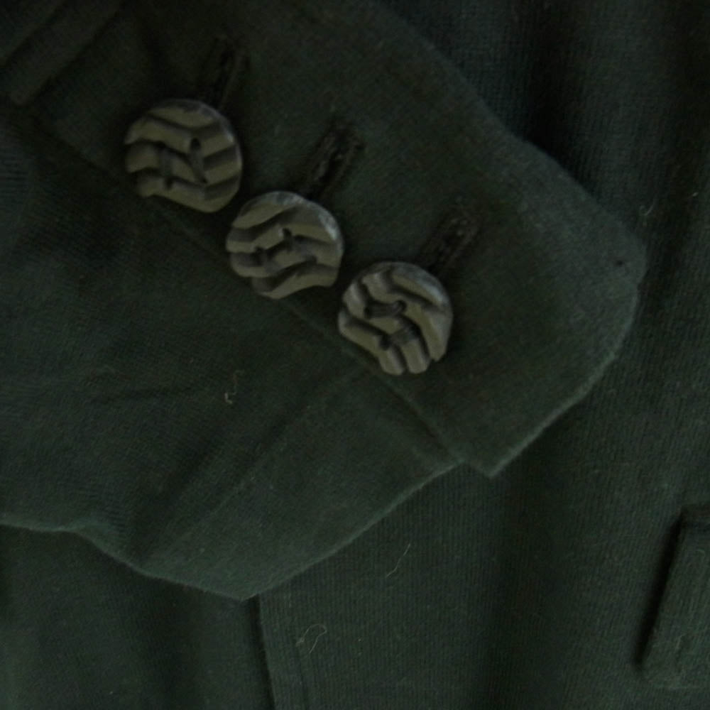 COMME des GARCONS HOMME PLUS コムデギャルソンオムプリュス PK-J080 AD2012 スウェット生地 ロング ジャケット コート ブラック系 M【中古】