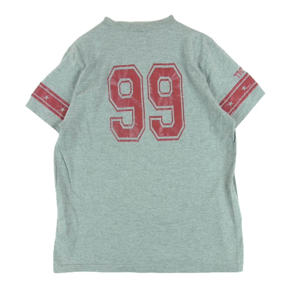 TMT ティーエムティー champion チャンピオン ランタグ 復刻 BIGHOLIDAY 半袖 Tシャツ 中国製 グレー系 L【中古】