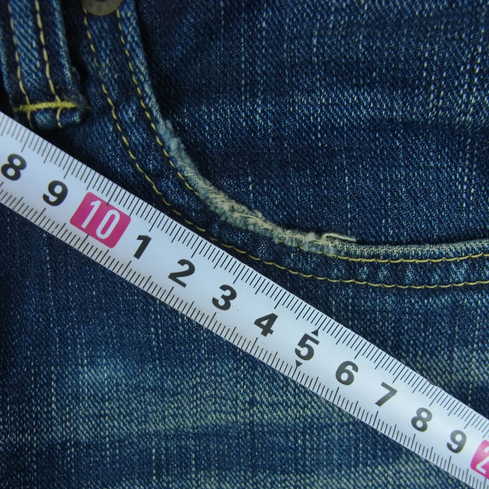 TMT ティーエムティー BIGHOLIDAY ブーツ カット フレア デニム パンツ インディゴブルー系 M 30【中古】