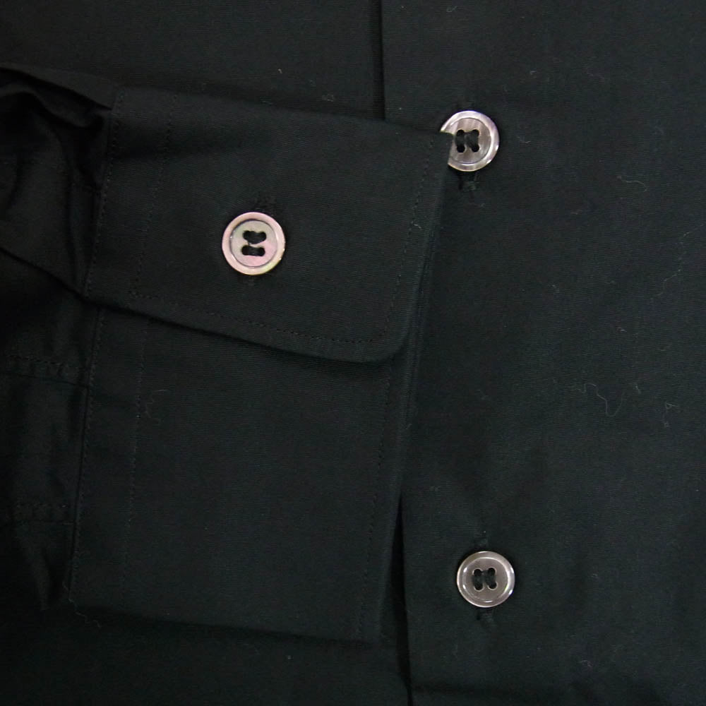 COMME des GARCONS HOMME PLUS コムデギャルソンオムプリュス AD2012 PJ-B006 丸襟 シャツ 長袖 ブラック系 XS【中古】