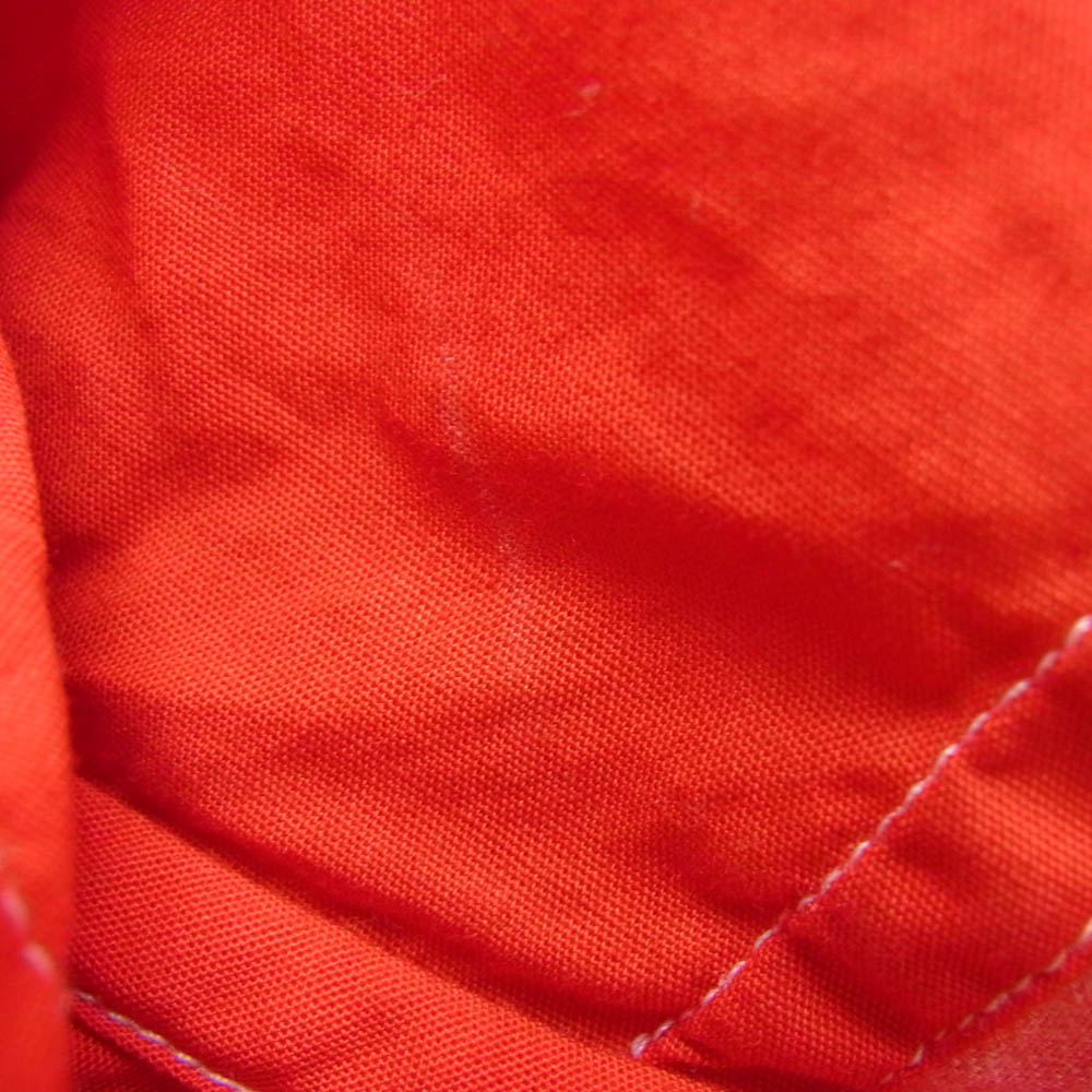 コムデギャルソンシャツ W19054 カラー切替 フーデッド シャツ 長袖 レッド系 XS【中古】