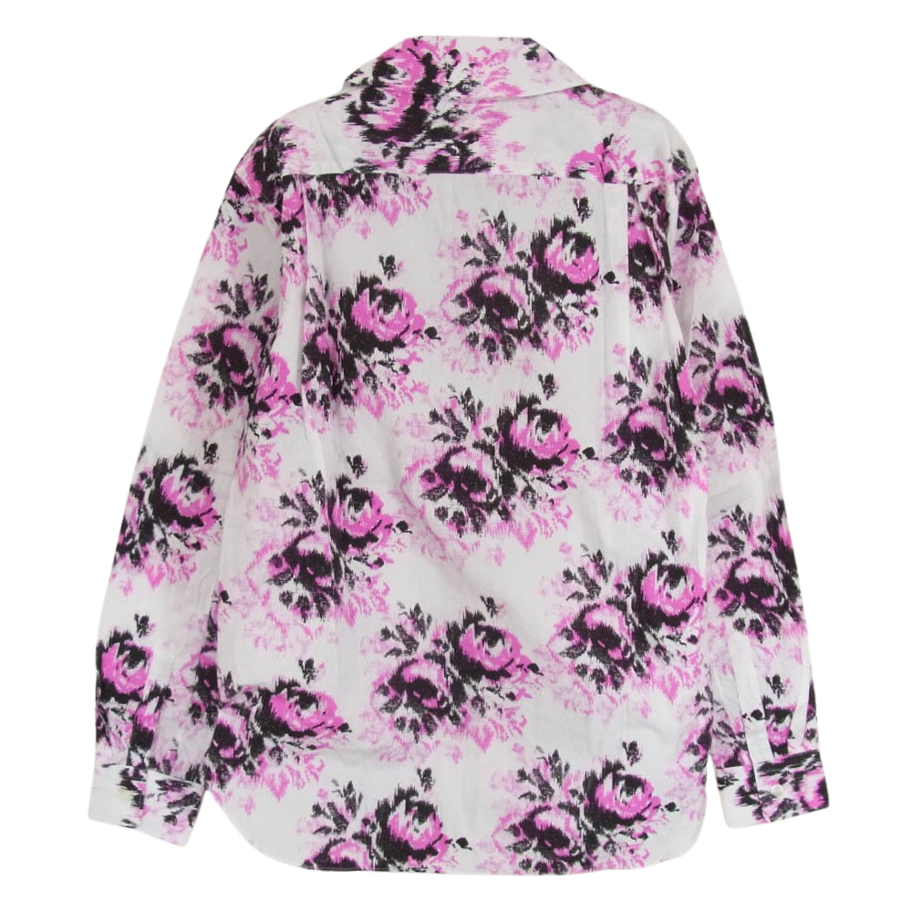 COMME des GARCONS HOMME PLUS コムデギャルソンオムプリュス AD2012 PJ-B035 フラワー ドット 総柄 シャツ 長袖 ピンク系 XS【中古】