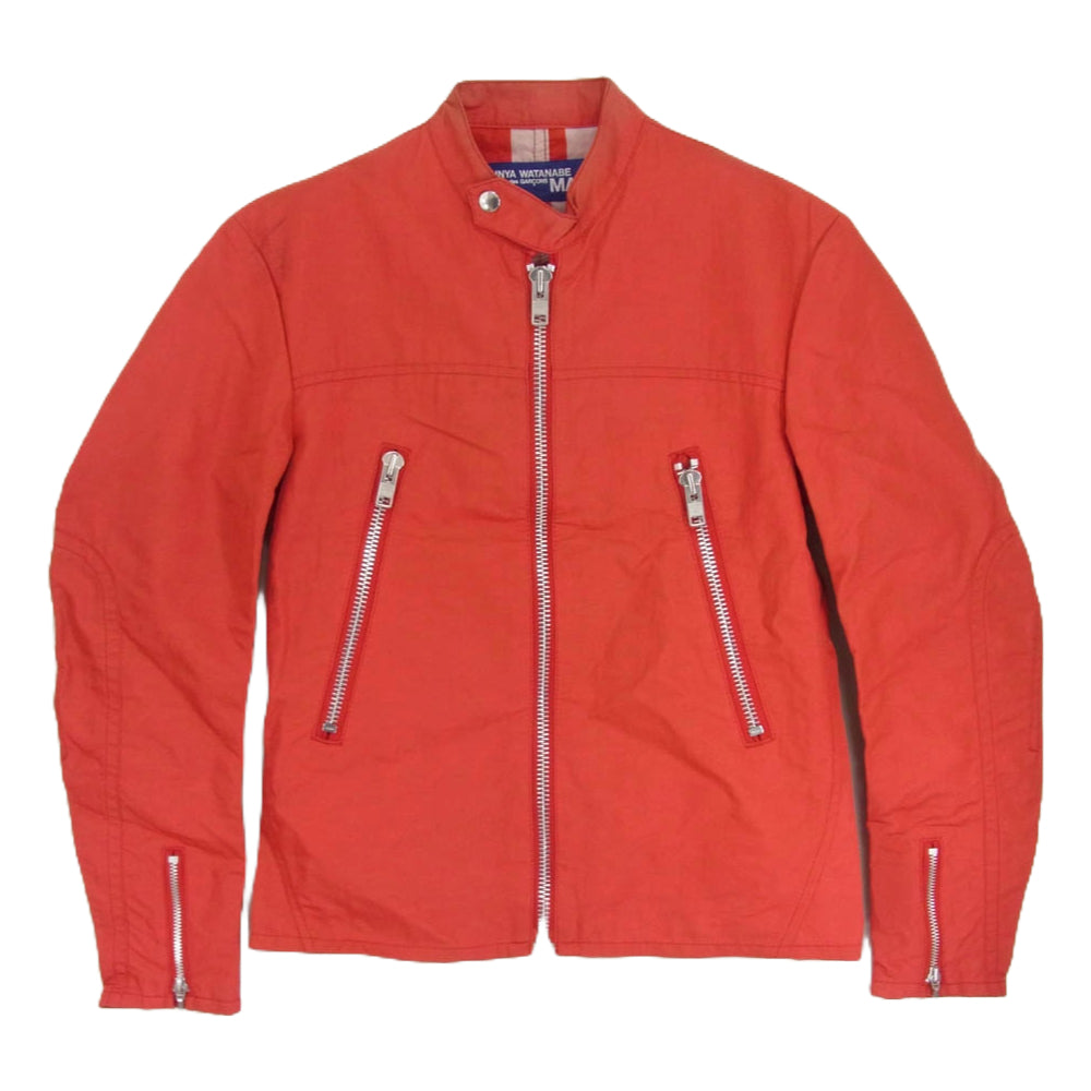 JUNYA WATANABE COMME des GARCONS MAN ジュンヤワタナベコムデギャルソンマン AD2006 WS-J021 ナイロン シングル ライダース ジャケット レッド系 S【中古】