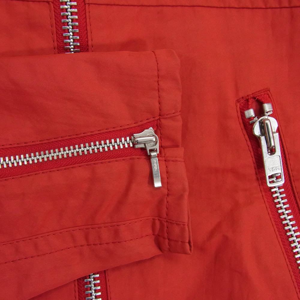 JUNYA WATANABE COMME des GARCONS MAN ジュンヤワタナベコムデギャルソンマン AD2006 WS-J021 ナイロン シングル ライダース ジャケット レッド系 S【中古】