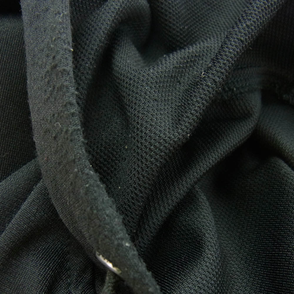 COMME des GARCONS HOMME PLUS コムデギャルソンオムプリュス AD2008 PC-T043 胸HP ロゴストーン ポリエステル フーデット ロング プルオーバー パーカー ブラック系 S【中古】