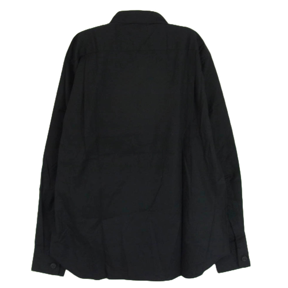 COMME des GARCONS HOMME PLUS コムデギャルソンオムプリュス AD2012 PK-B013 ラバーボタン スタッズ シャツ 長袖 ブラック系 XS【中古】