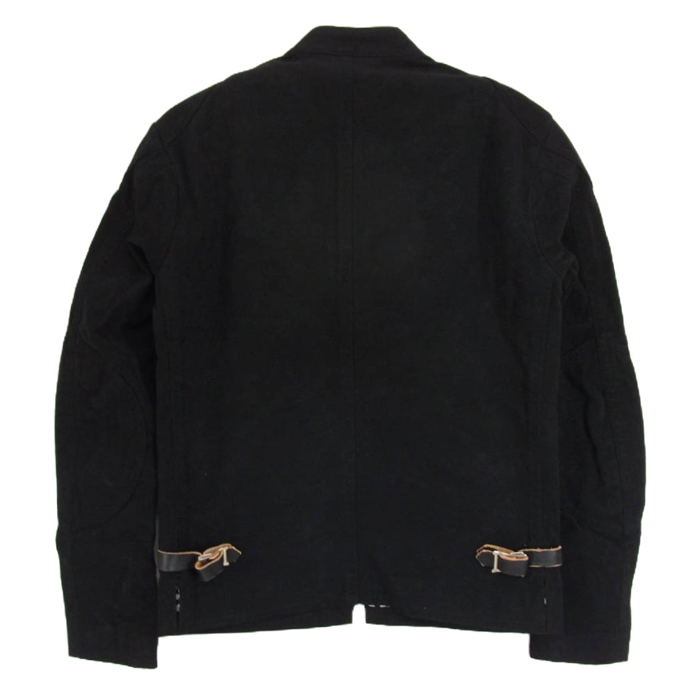 JUNYA WATANABE COMME des GARCONS MAN ジュンヤワタナベコムデギャルソンマン 07SS WS-J024 フェイクスエード シングル ライダース ジャケット ブラック系 SS【中古】