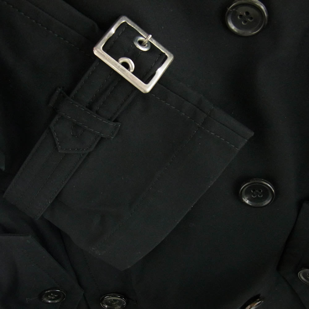 JUNYA WATANABE COMME des GARCONS MAN ジュンヤワタナベコムデギャルソンマン 07AW WT-C009 GORE WINDSTOPPER ゴアテックス ウィンドストッパー トレンチ コート ブラック系 XS【中古】
