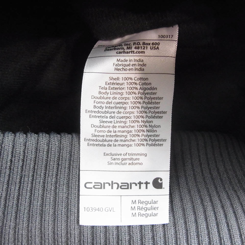 Carhartt カーハート 103940 ダック アクティブ ジャケット グレー系 M【中古】